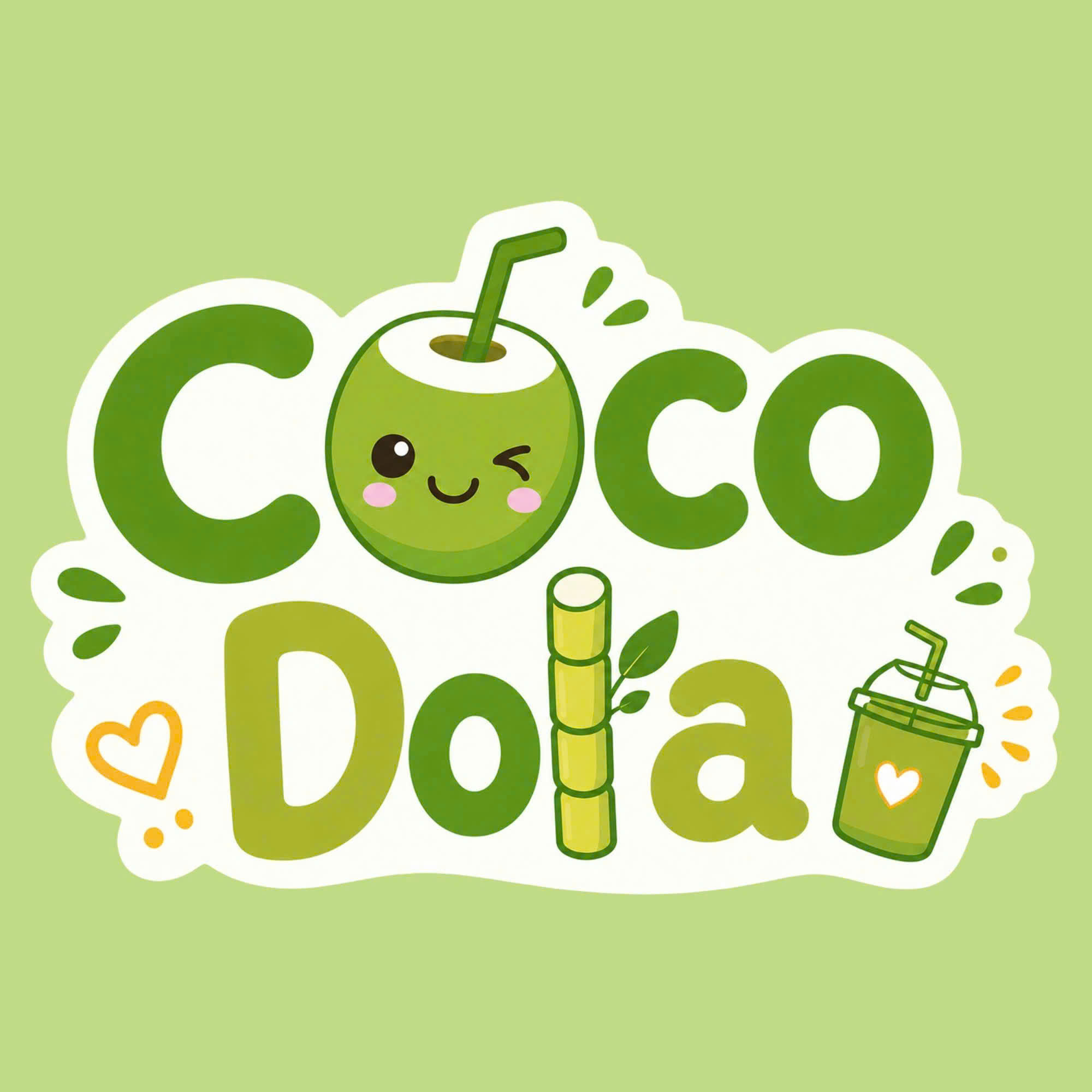 Logo Coco Dola - Nước mía trân châu dừa tươi & Hoa quả dầm sốt đặc biệt